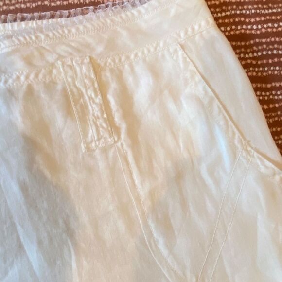 0098 Jarbo Cream Cropped Wide Leg Pants Size 42 NWT - Picture 12 of 17